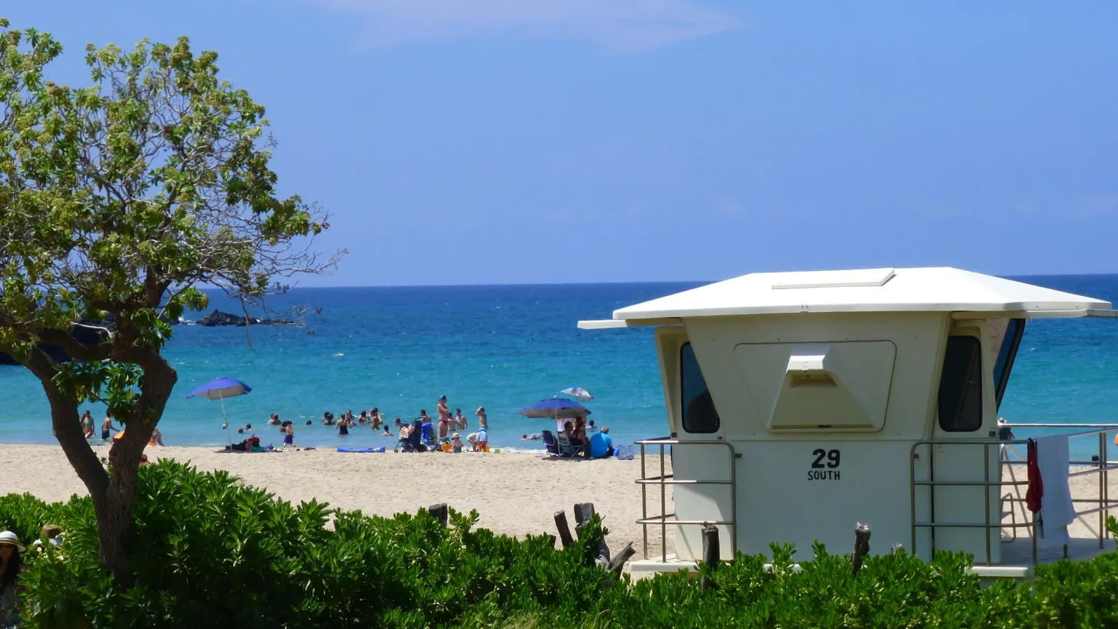 Big Island, Hawaii – Lifeguard Tower 29 South am Strand